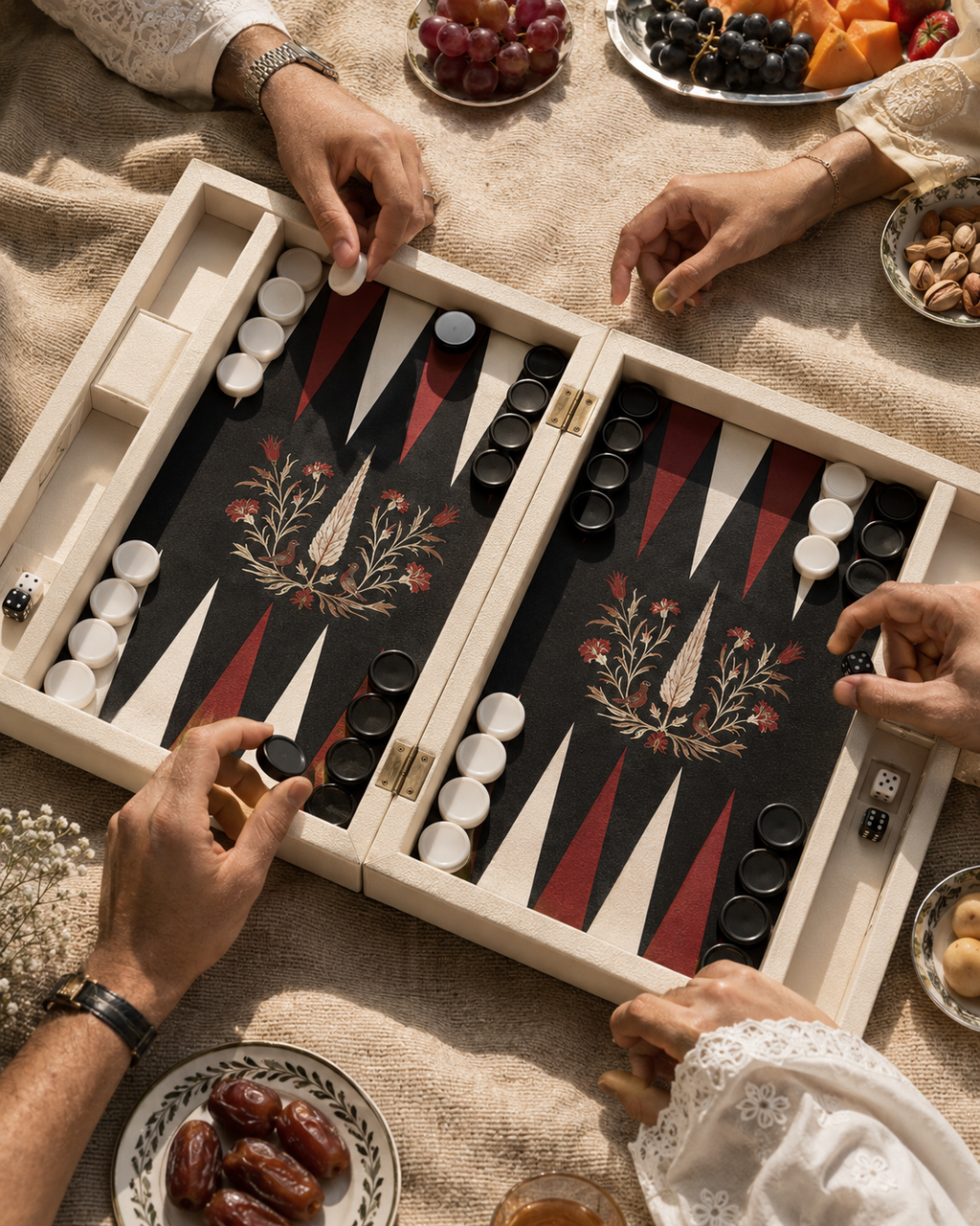 Ferdows Leather Backgammon